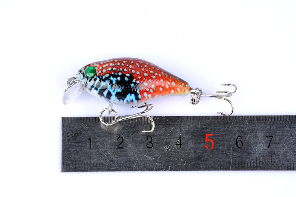 6X 4.3cm Durable ABS Hard Plastic Popper Crank Bait Fishing Lure Set - SuperSaverAU - view 3