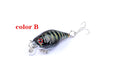 6X 4.3cm Durable ABS Hard Plastic Popper Crank Bait Fishing Lure Set - SuperSaverAU - view 1