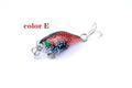 6X 4.3cm Durable ABS Hard Plastic Popper Crank Bait Fishing Lure Set - SuperSaverAU - view 2