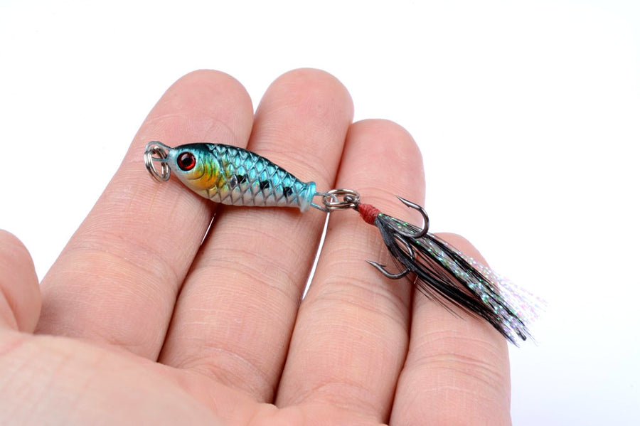 Durable ABS Hard Plastic Fishing Lures 7.5cm 6g - 4 Colors, Sharp Hooks - SuperSaverAU - view 1