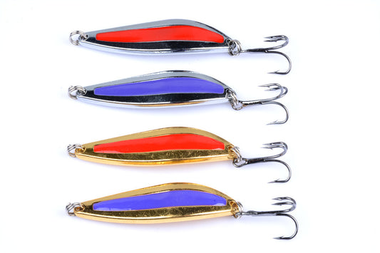 Durable ABS Hard Plastic Fishing Lures 6.5cm 10g - 4 Colors, Sharp Hooks
