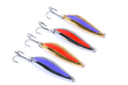 Durable ABS Hard Plastic Fishing Lures 6.5cm 10g - 4 Colors, Sharp Hooks