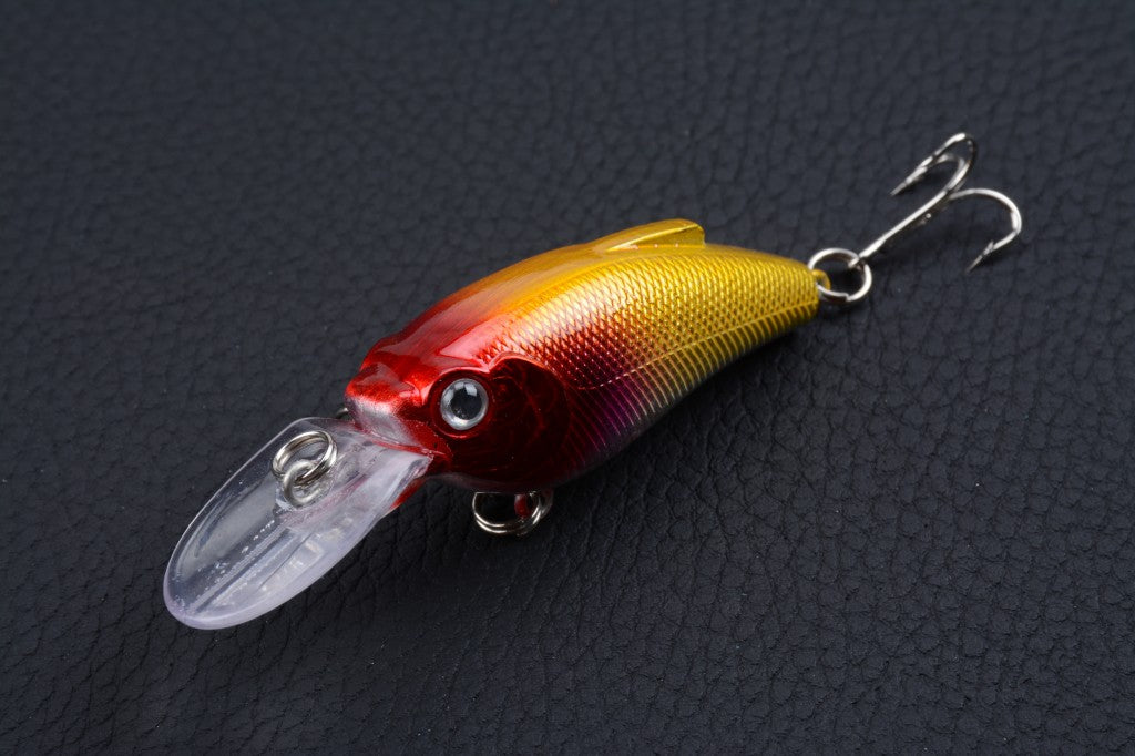 8x 7.5cm Durable ABS Popper Crank Bait Fishing Lure for Saltwater & Freshwater - SuperSaverAU - view 4