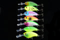 7x 9cm Durable ABS Popper Crank Bait Fishing Lure Set - Saltwater/Freshwater - SuperSaverAU - view 1