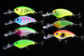 7x 9cm Durable ABS Popper Crank Bait Fishing Lure Set - Saltwater/Freshwater - SuperSaverAU - view 2