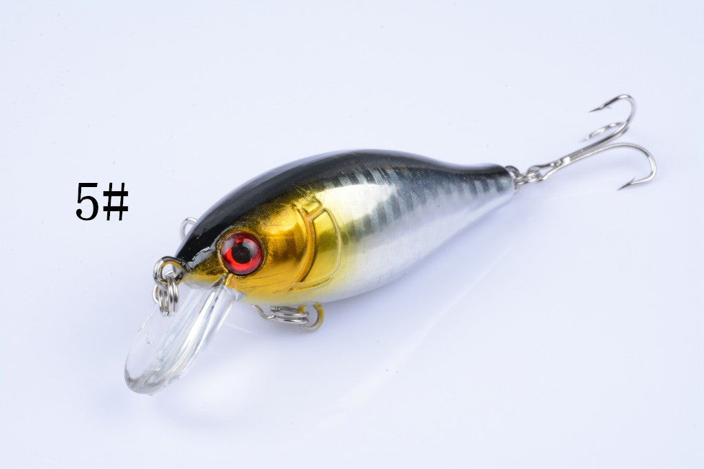 Durable ABS 7.5cm Popper Crank Bait Fishing Lure 5 Colors for Saltwater/Freshwater - SuperSaverAU - view 5