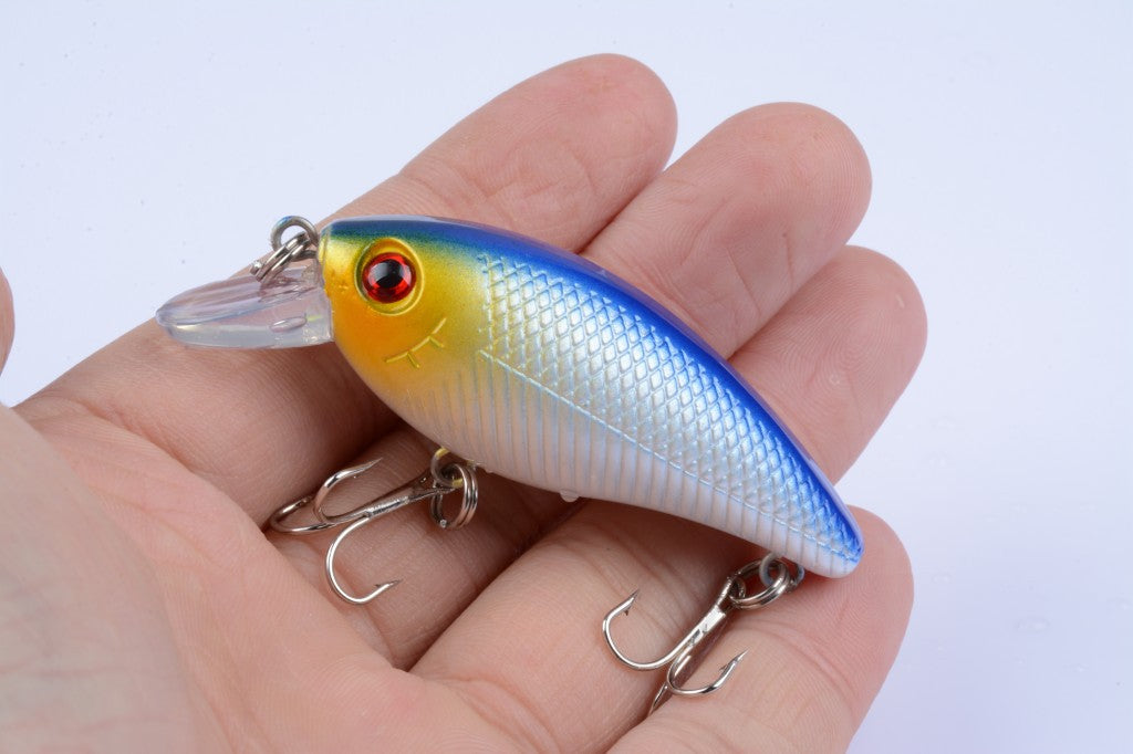 Durable ABS 6.5cm Fishing Lure Set - 4 Colors, Sharp Hooks, Saltwater/Freshwater - SuperSaverAU - view 4