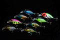 8x 7cm Durable ABS Popper Crank Bait Fishing Lures for Saltwater & Freshwater - SuperSaverAU - view 2