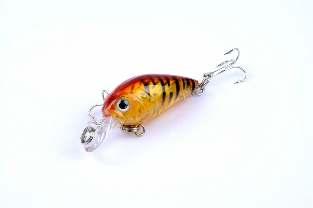 Durable ABS 4.5cm Popper Crank Bait Fishing Lure 9 Colors Saltwater/Freshwater