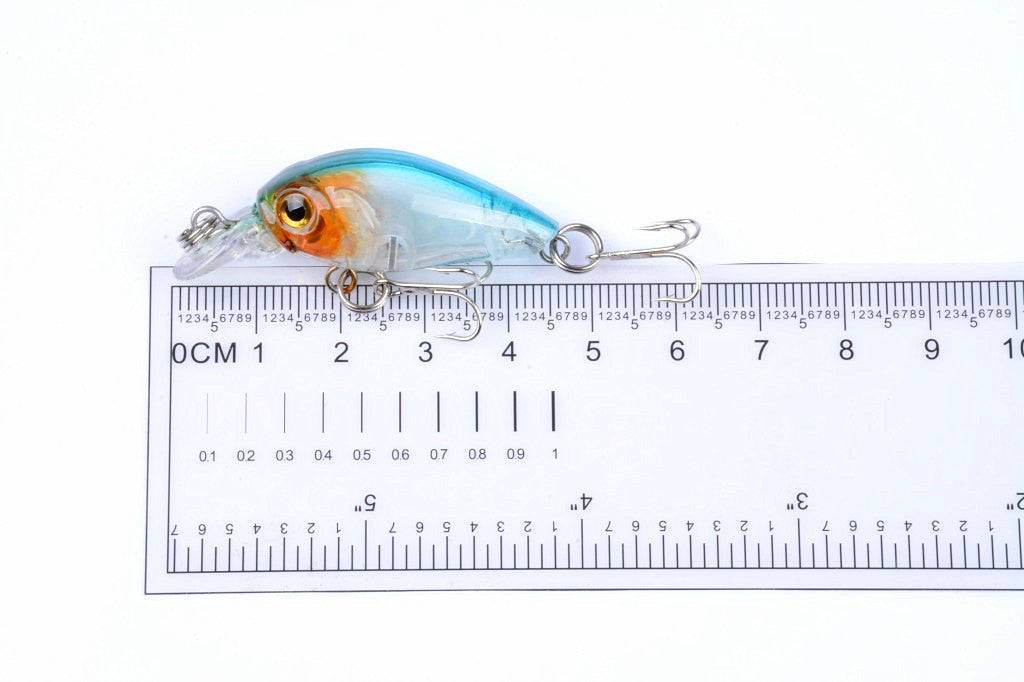 Durable ABS 4.5cm Popper Crank Bait Fishing Lure 9 Colors Saltwater/Freshwater - SuperSaverAU - view 7