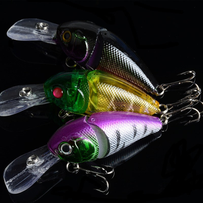 Durable ABS 8.5cm Popper Crank Bait Fishing Lure 3X Saltwater Surface Tackle - SuperSaverAU - view 1