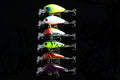Durable ABS 4.5cm Popper Crank Bait Fishing Lure 6 Colors for Saltwater/Freshwater - SuperSaverAU - view 2