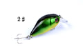 Durable ABS 5.5cm Popper Crank Bait Fishing Lure Set - 5 Colors, Sharp Hooks - SuperSaverAU - view 5