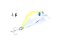 Durable ABS 5.5cm Popper Crank Bait Fishing Lure Set - 5 Colors, Sharp Hooks - SuperSaverAU - view 6