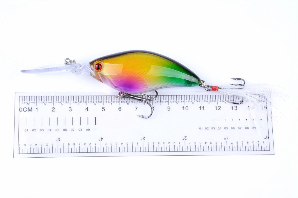 Durable ABS Hard Plastic Fishing Lures 5.5cm 11g with Sharp Hooks - 6 Colors - SuperSaverAU - view 6