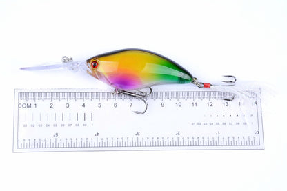 Durable ABS Hard Plastic Fishing Lures 5.5cm 11g with Sharp Hooks - 6 Colors