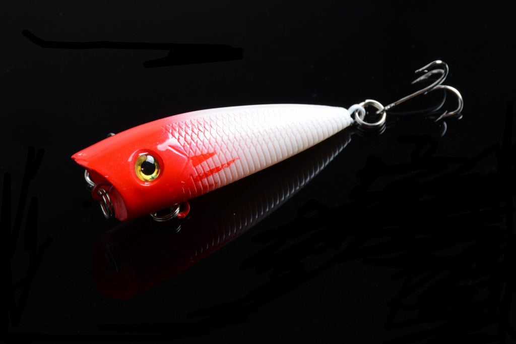 6cm 5x Popper Fishing Lures, Durable ABS, Sharp Hooks, Fresh/Saltwater - SuperSaverAU - view 2