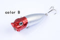 6.5cm Popper Fishing Lures - 5 Pack, Durable ABS, Sharp Hooks, Fresh/Saltwater - SuperSaverAU - view 5