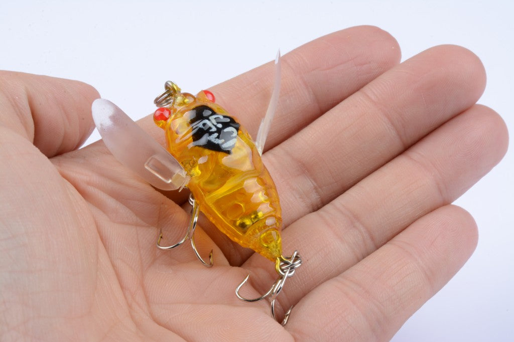 4x 5cm Durable ABS Hard Plastic Fishing Lures with Sharp Hooks for Saltwater/Freshwater - SuperSaverAU - view 2