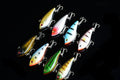 Vib Bait Fishing Lure 5cm 8x Set with Sharp Hooks for Saltwater & Freshwater - SuperSaverAU - view 2