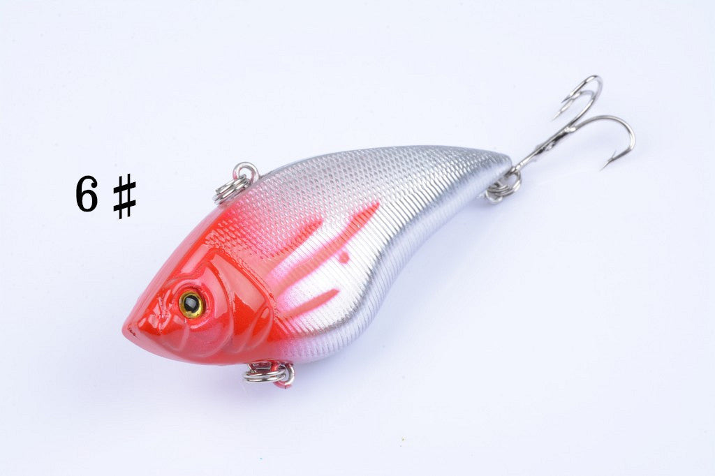Vib Bait Fishing Lure 7cm 6x Saltwater Freshwater Sharp Hooks 3D Eyes - SuperSaverAU - view 10
