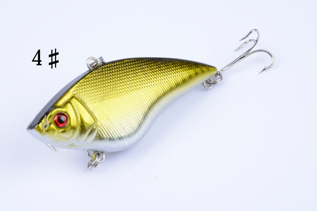 Vib Bait Fishing Lure 7cm 6x Saltwater Freshwater Sharp Hooks 3D Eyes - SuperSaverAU - view 8