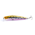 6x Popper Minnow 9.6cm Fishing Lure, Durable ABS, Sharp Hooks, Fresh/Saltwater - SuperSaverAU - view 4