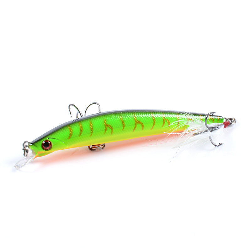 8X Popper Minnow 11.2cm Fishing Lure, Sharp Hooks, Fresh & Saltwater Tackle - SuperSaverAU - view 7