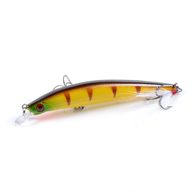 8X Popper Minnow 11.2cm Fishing Lure, Sharp Hooks, Fresh & Saltwater Tackle - SuperSaverAU - view 6