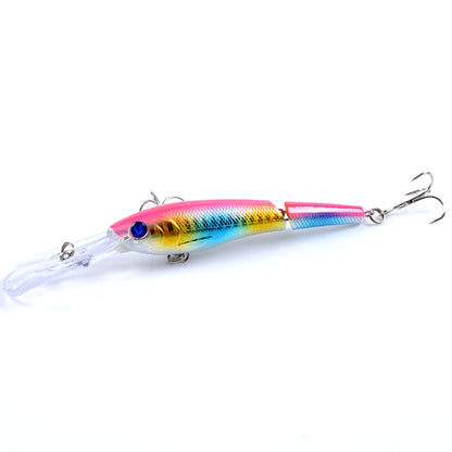 6X Popper Minnow 13.3cm Fishing Lure, Hard Bait for Fresh & Saltwater