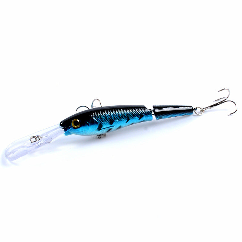 6X Popper Minnow 13.3cm Fishing Lure, Hard Bait for Fresh & Saltwater