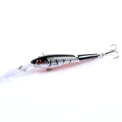 6X Popper Minnow 13.3cm Fishing Lure, Hard Bait for Fresh & Saltwater