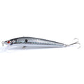 7x Popper Minnow 11.8cm Fishing Lure, Durable ABS, Sharp Hooks, Fresh/Saltwater - SuperSaverAU - view 2