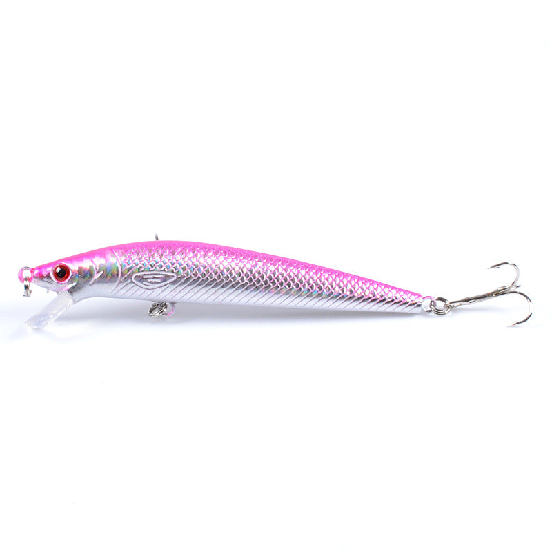 7x Popper Minnow 11.8cm Fishing Lure, Durable ABS, Sharp Hooks, Fresh/Saltwater