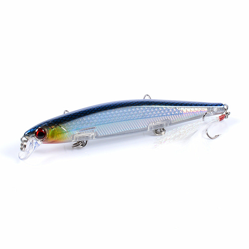 7x 11cm Popper Minnow Fishing Lure, Durable ABS, Sharp Hooks, Fresh/Saltwater - SuperSaverAU - view 3