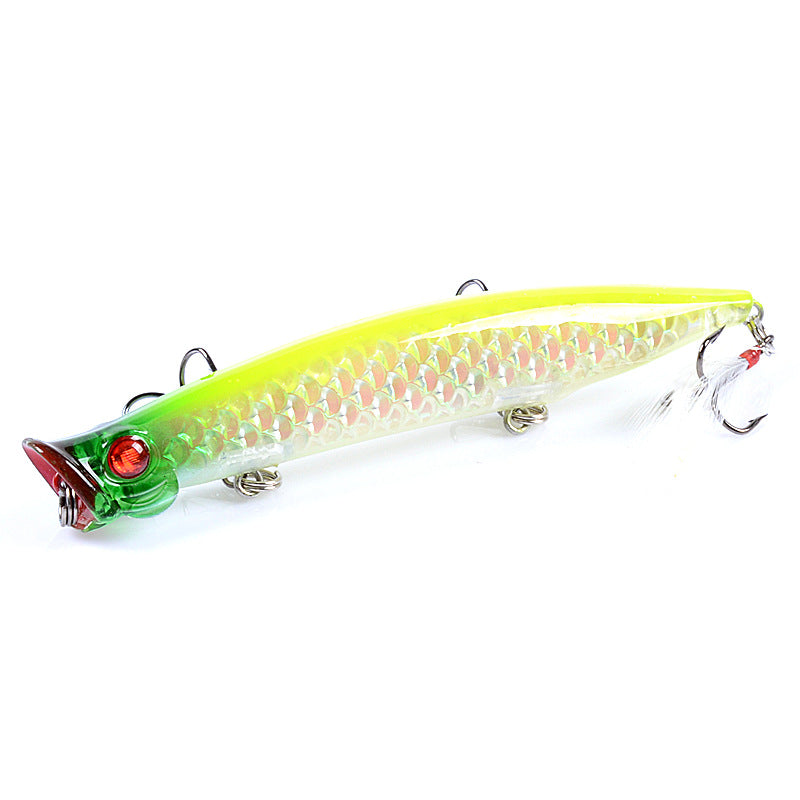 Durable ABS 7cm Fishing Lure 6x Popper Poppers for Fresh & Saltwater - SuperSaverAU - view 2