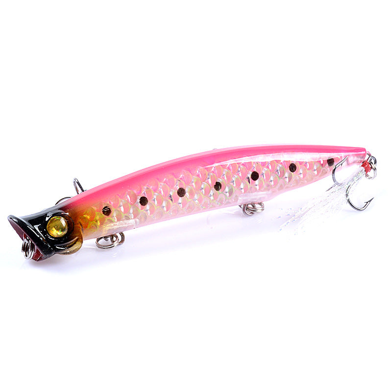 Durable ABS 7cm Fishing Lure 6x Popper Poppers for Fresh & Saltwater - SuperSaverAU - view 6