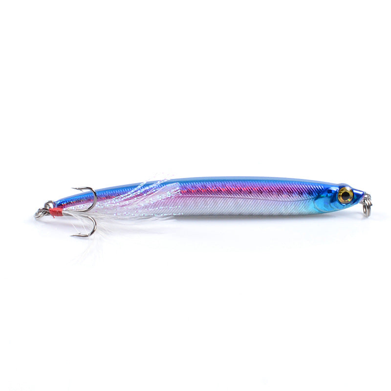 6x 10cm Popper Minnow Fishing Lures, Sharp Hooks, Fresh/Saltwater, 6 Colors