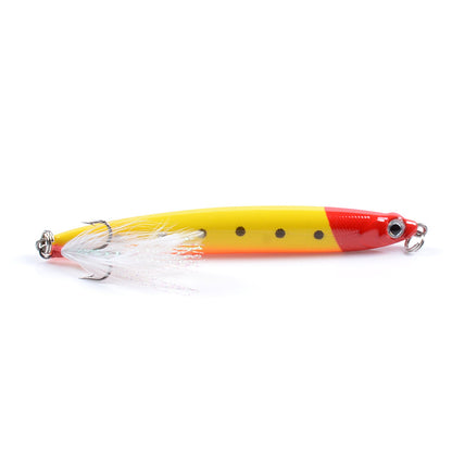6x 10cm Popper Minnow Fishing Lures, Sharp Hooks, Fresh/Saltwater, 6 Colors