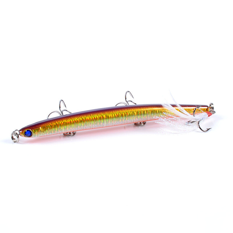 8x Popper Minnow Fishing Lure 11.7cm Durable ABS for Fresh & Saltwater - SuperSaverAU - view 1