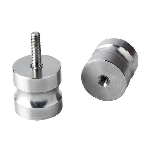 SUS304 Stainless Steel Shower Glass Door Knob, Double Sided, 3mm-16mm Thick - SuperSaverAU - view 2