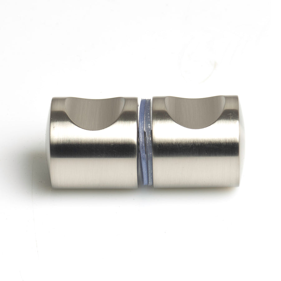 SUS304 Stainless Steel Double Sided Round Shower Glass Door Knob, 1x Knob - SuperSaverAU - view 1