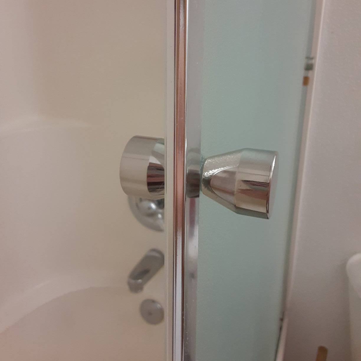 SUS304 Stainless Steel Double Sided Round Knobs for 3mm to 15mm Thick Glass - SuperSaverAU - view 2