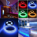 5050 RGB LED Strip Lights 5m, 300PCS, Waterproof, 20 Colors, 6 Modes, IR Controller - SuperSaverAU - view 4