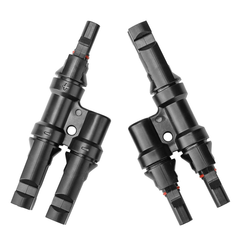 Premium 2 to 1 Waterproof Solar PV Branch Connectors 1 Pair