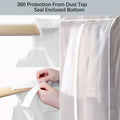 Premium PEVA Clothes Dust Cover Wardrobe Storage Bag - 120cm
