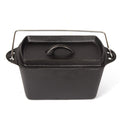Cast Iron Bread Pan with Lid, Non-Stick, 27cm x 21cm x 17cm, Durable Baking - SuperSaverAU - view 4