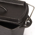 Cast Iron Bread Pan with Lid, Non-Stick, 27cm x 21cm x 17cm, Durable Baking - SuperSaverAU - view 6