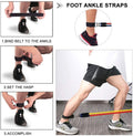 11 Pack Resistance Bands Stackable Exercise Bands Home Workouts Physical Therapy Gym Training - SuperSaverAU - view 5