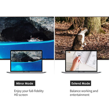 4in1 USB 3.1 Type-C Hub to HDMI DVI VGA 4K Video Adapter Multi-Display Converter